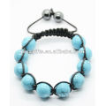 Bracelet en pierre turquoise Fashion 10PCS